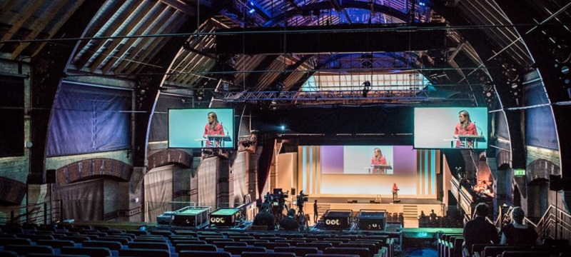 Photo of the Cambridge Corn Exchange.