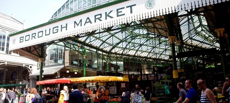 Photo of London Borough Market.