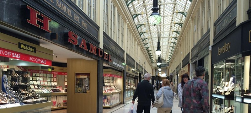 photo of the Argyll Arcade.