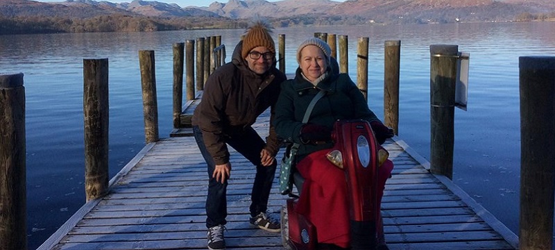 Photo of a reviewer enjoying Brockhole on Windermere.