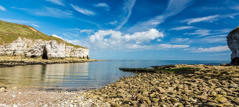 Photo of a beach in Bridlington.