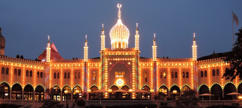 Photo of a pavilion at Tivoli Gardens.