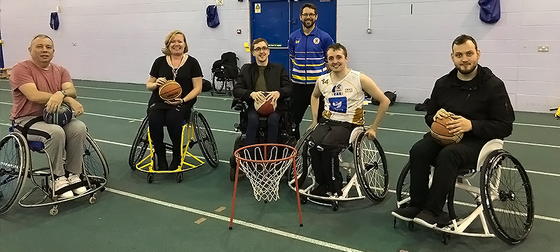 Wheelchair Basketball at John Charles Centre in Leeds