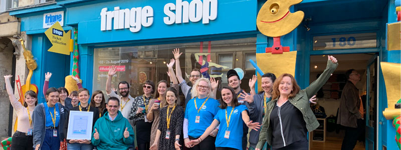 Edinburgh Festival Fringe Team receive Award for Euan's Guide Hello!