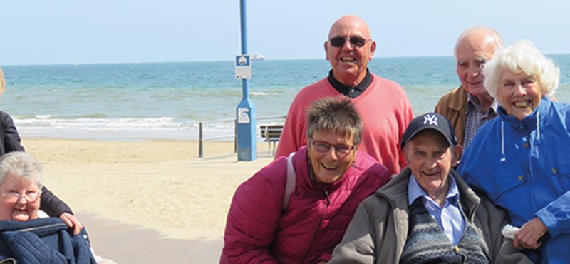 Image of people on a MindforYou holiday visiting a beach