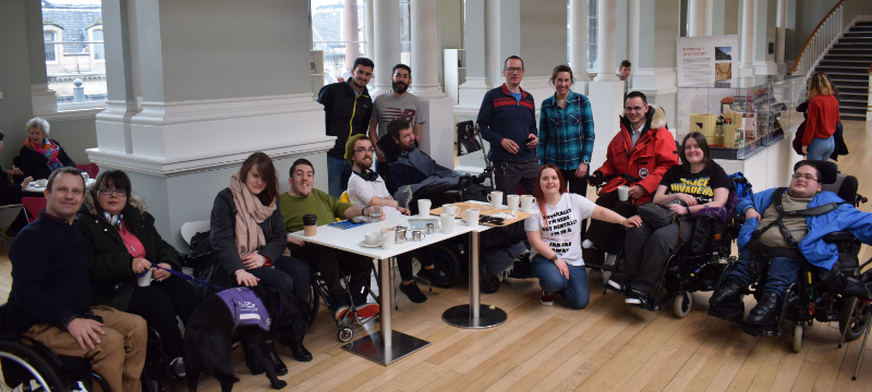 Group picture from the Edinburgh Review Day organised by Euan's Guide.