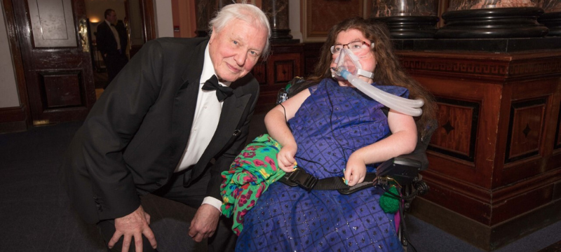 Image of Karis and David Attenborough