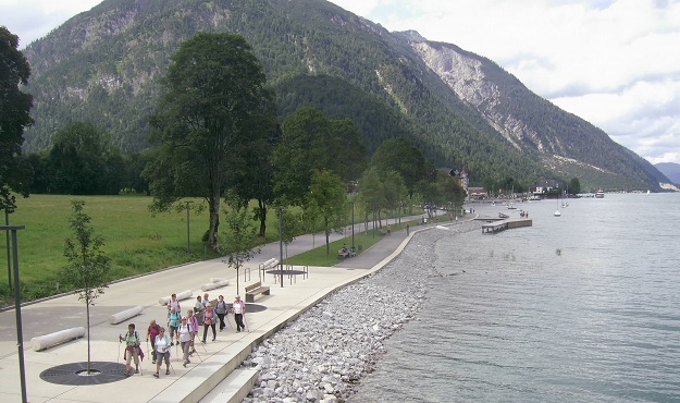 Photo of a coastal path.