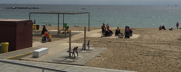 Photo of Barceloneta Beach.