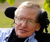 Photo of Professor Stephen Hawking.