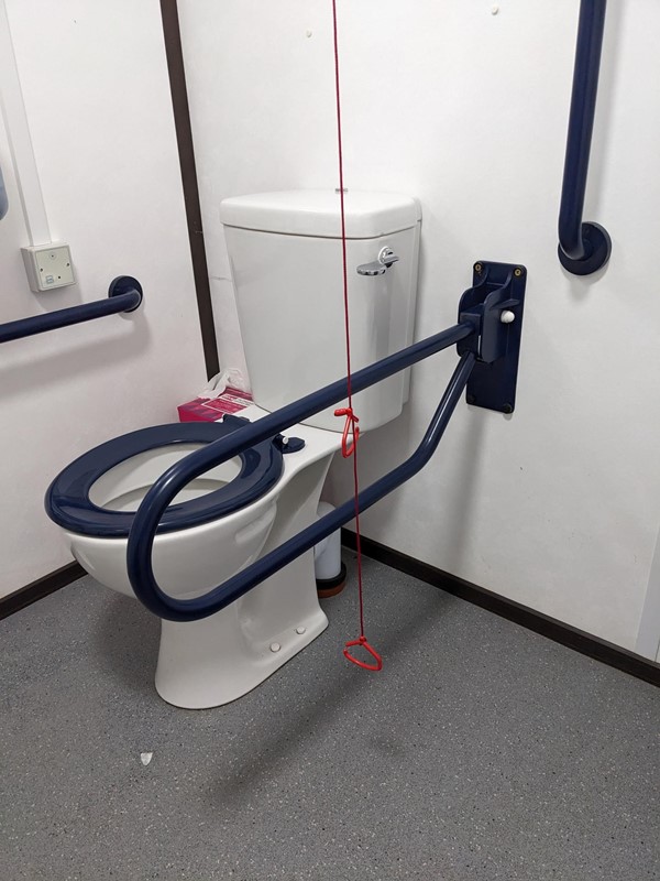 Image of an accessible toilet