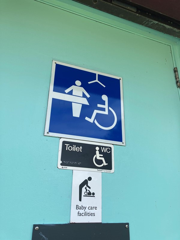 Picture of a Changing Places sign