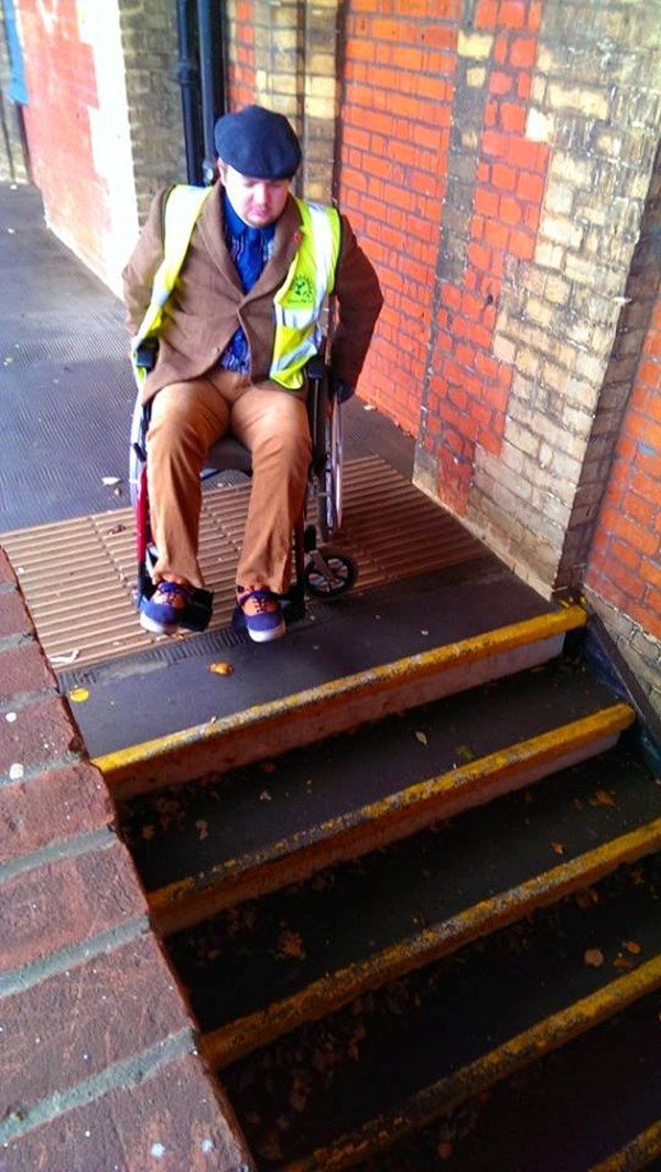 There are currently 49 steps to access the Ipswich-bound platform.