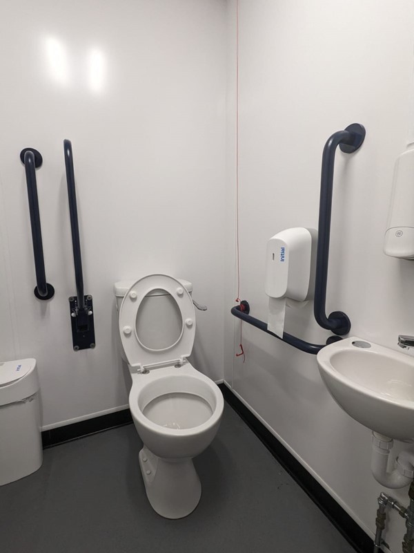 Image of an accessible toilet