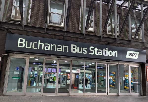 Image of entrance to Buchanan Bus Station