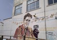 Picture of a Mural of George Orwell