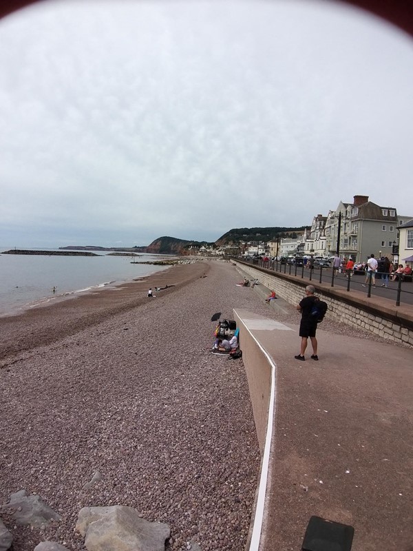 Accessible ramp to beach