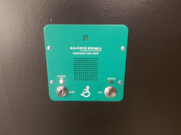 Image of an emergency call point