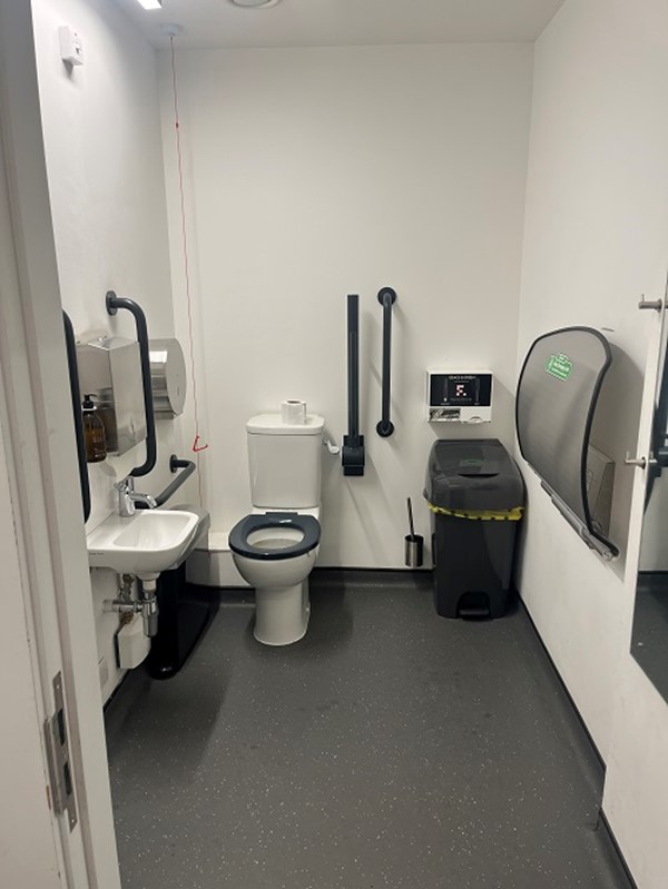 Image of an accessible toilet