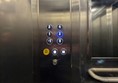 Image of lift access the lift buttons have braille markings