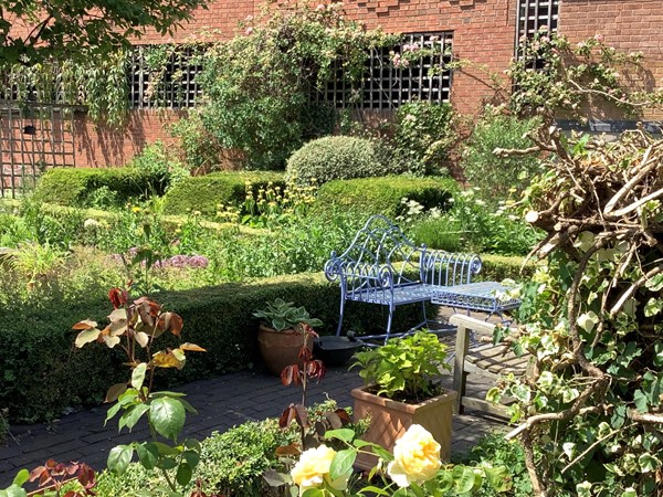 Small well kept gardens