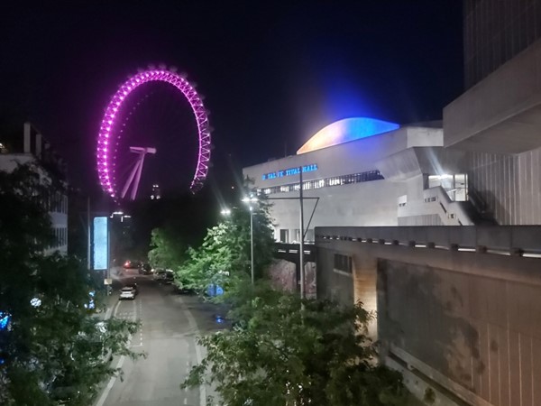 Royal Festival Hall and London Eye