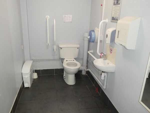 Spacious, accessible  loo