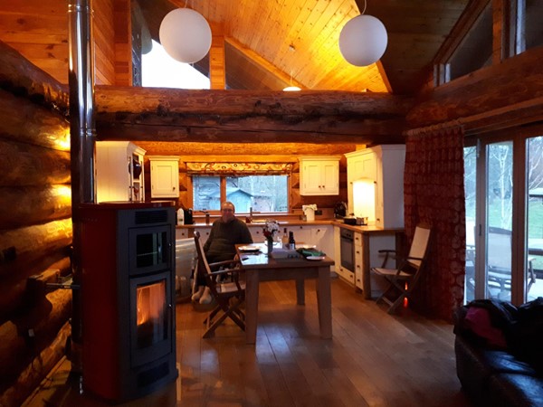 Kitchen living dining area