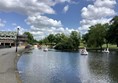 Early afternoon will see the pedalos being well used, mainly by families.