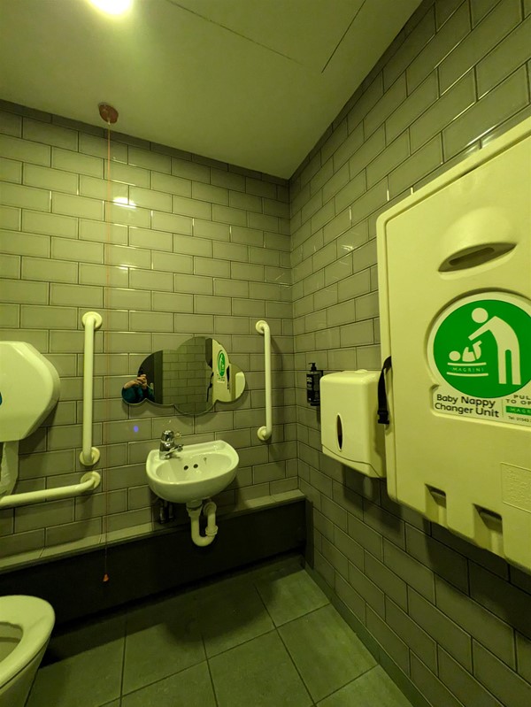 Image of toilet in lobby