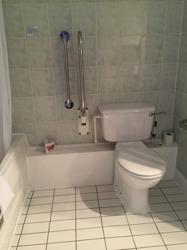 An accessible bathroom