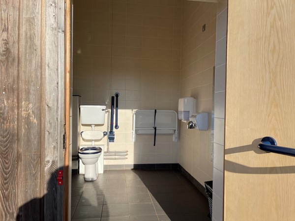 The accessible toilet at Yellowcraig