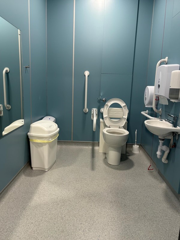 Image of an accessible toilet