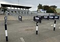 Image of a group of signs in a car park