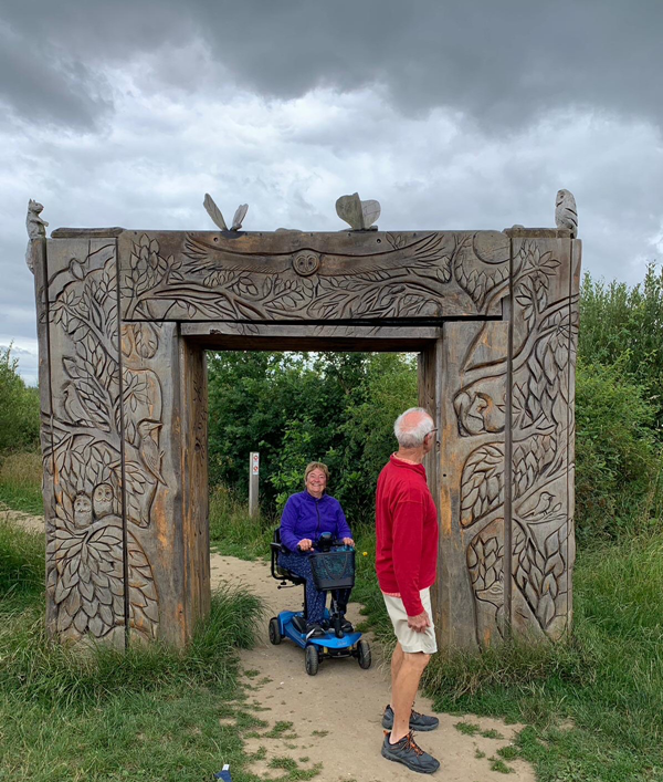 Arch at the end of the trail