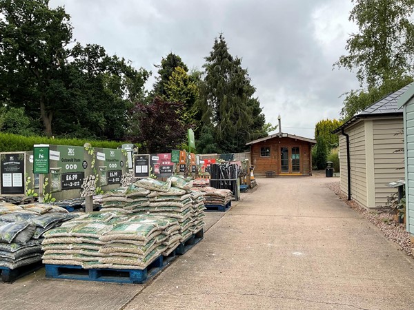 Image of a garden centre yard