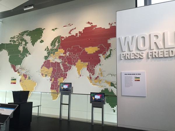 Picture of Newseum - World Press Freedom Map