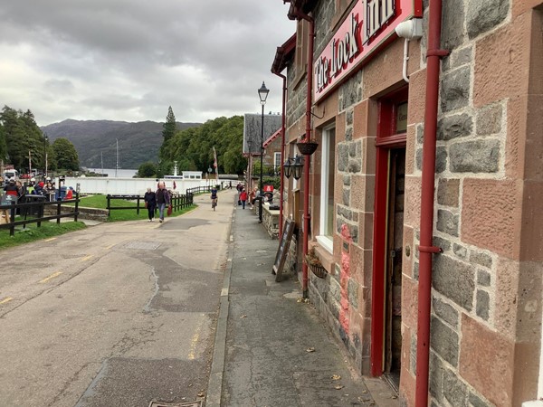 It is an attractive and pleasant stroll, and the sign board for the Lock Inn will soon get your attention.