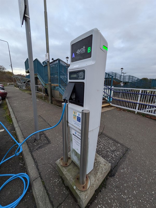 Image of EV charging terminal