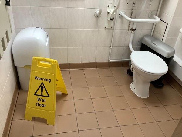 Picture of an accessible toilet