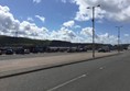 The boarding lanes at Uig Ferry Terminal.