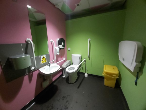 Image of a bathroom with a sink and toilet