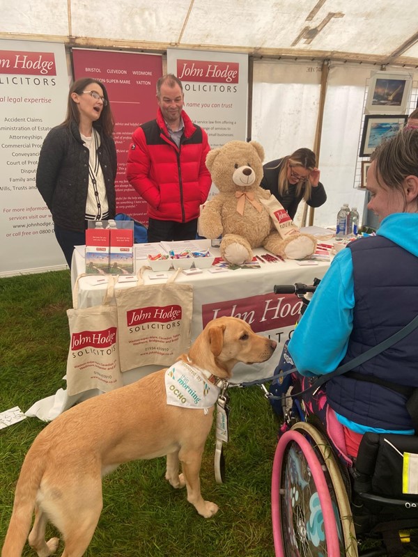 Assistance Dog at the North Somerset Show