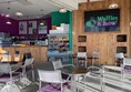 Waffles and Brew, the cafe at the Interchange in Galashiels