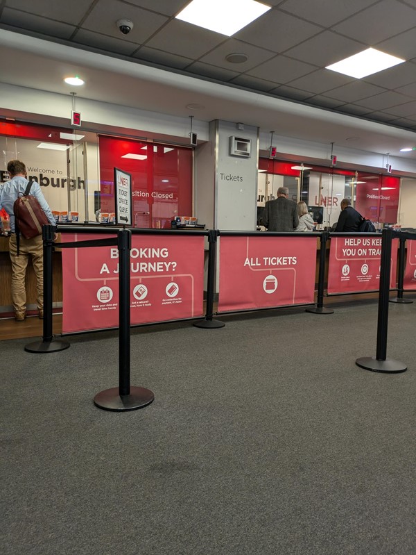 Image of the LNER booking desks