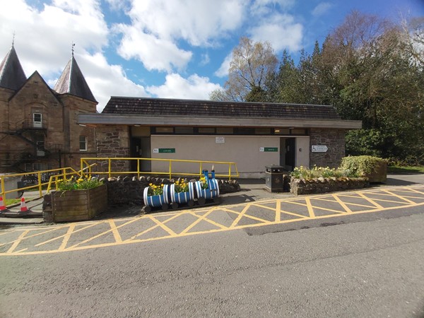 Image of a public toilet block