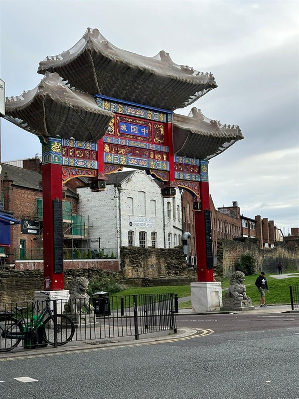 Image of a large chinese style arch