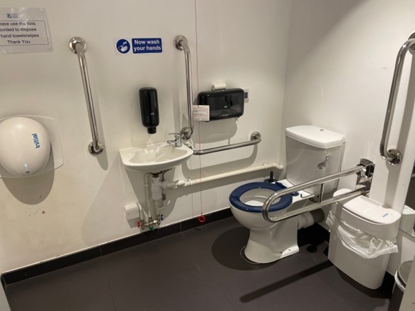 Image of an accessible toilet