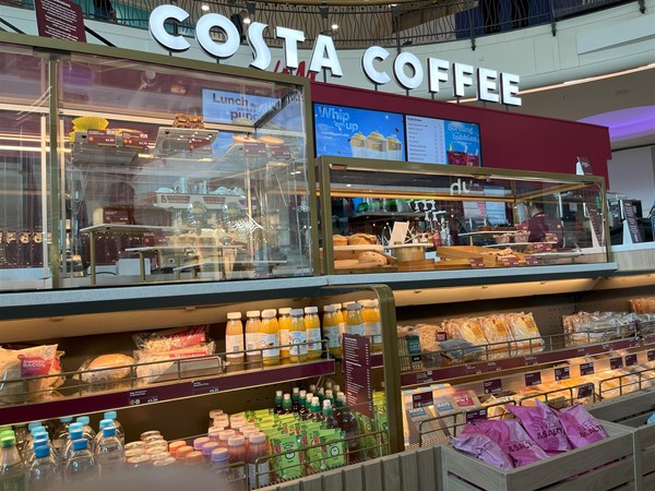 Image of the till at Costa Coffee.