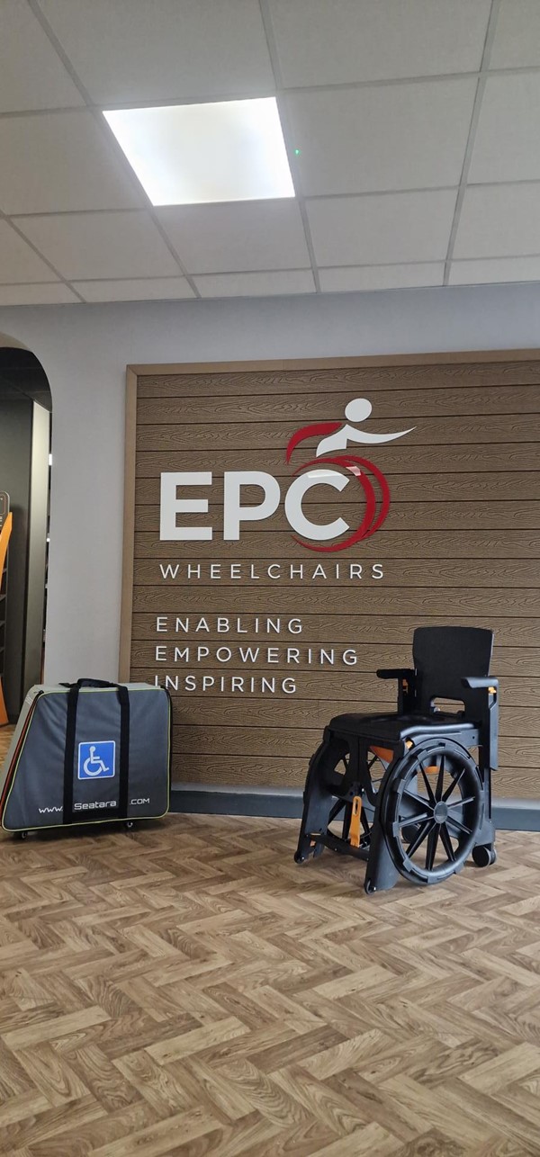 Image of a wheelchair in a room